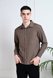 BROWN CLUB WEAR SHIRT BY OFFMINT