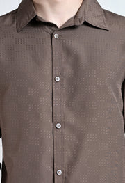 BROWN CLUB WEAR SHIRT BY OFFMINT