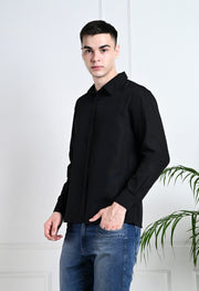 SPOTTED CHIC BLACK CLUB WEAR SHIRT BY OFFMINT
