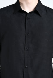 SPOTTED CHIC BLACK CLUB WEAR SHIRT BY OFFMINT