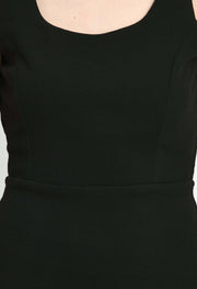 Black striped bodycon dress by OffMint