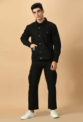 Black Overshirt By Offmint