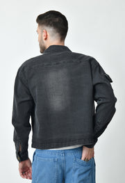 Charcoal oversized jacket