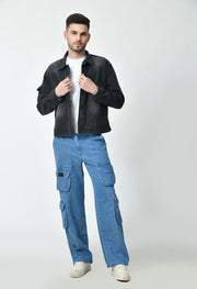 Charcoal oversized jacket