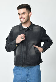 Charcoal oversized jacket