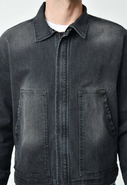 Charcoal oversized jacket