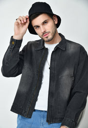 Charcoal oversized jacket