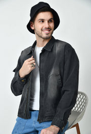 Charcoal oversized jacket