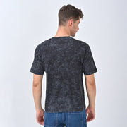Acid Wash Black Oversized T-shirt