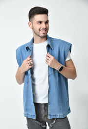 Half-Sleeve Zip-Up Jacket