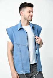 Half-Sleeve Zip-Up Jacket