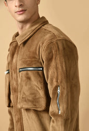 Brown Corduroy Jacket By Offmint