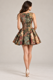 Vintage Tapestry Jacquard Dress