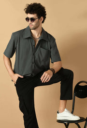 Grey overshirt by offmint