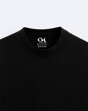 Eternity Printed Black Oversized T-Shirt By Offmint