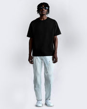 Eternity Printed Black Oversized T-Shirt By Offmint