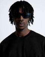 Eternity Printed Black Oversized T-Shirt By Offmint