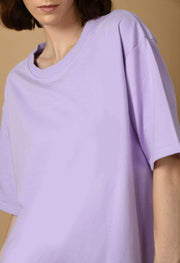Lavender color oversized t-shirt