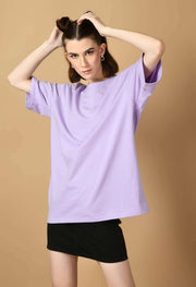 Lavender color t-shirt by offmint