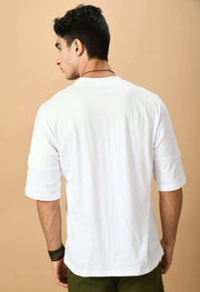 Men's oversized white t-shirt by offmint