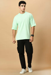 Mint green oversized t-shirt by offmint