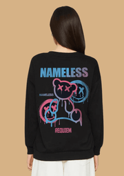 Nameless printed black color sweatshirt by offmint