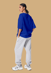 Nasa printed blue color oversized t-shirt by offmint