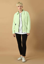Neon bomber jacket womens top