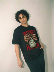 Money Maker Graphic Printed Unisex Tshirt