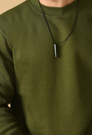 Olive green sweatshirt 