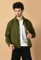 Olive overshirt by offmint