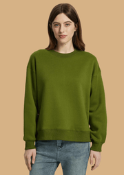 Olivegreen color sweatshirt by offmint