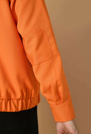 Orange bomber men's jacket by offmint