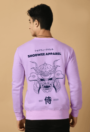 Shodwee printed lavender color sweatshirt by offmint