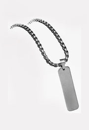 Silver-Plated Pendant For Men By Offmint