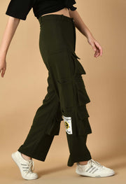 Twelve pocket cargo olive green color by offmint