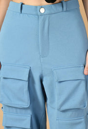 Twelve pocket sky blue cargo by offmint
