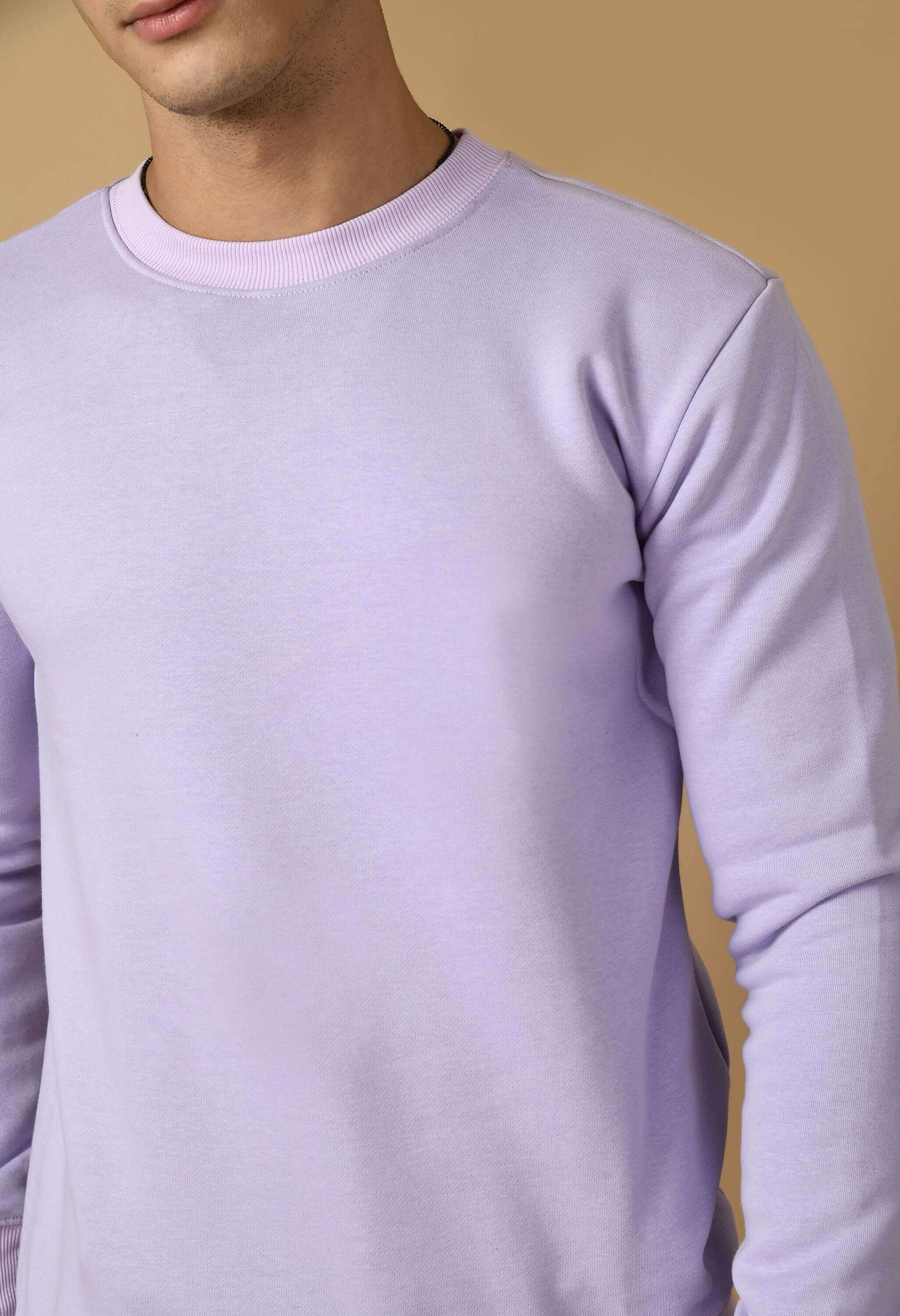 Unreal printed lavender color sweatshirt 