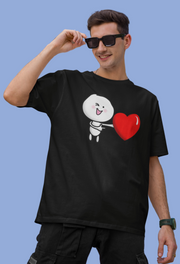 Soulmate Sync Oversized T-shirt By Offmint- Set of Two