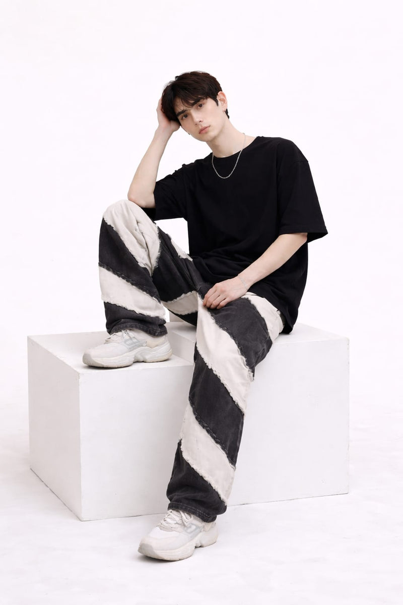 Rebel Stitch Patchwork Denim By Offmint