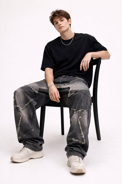 Offmint Savage Patchwork Denim