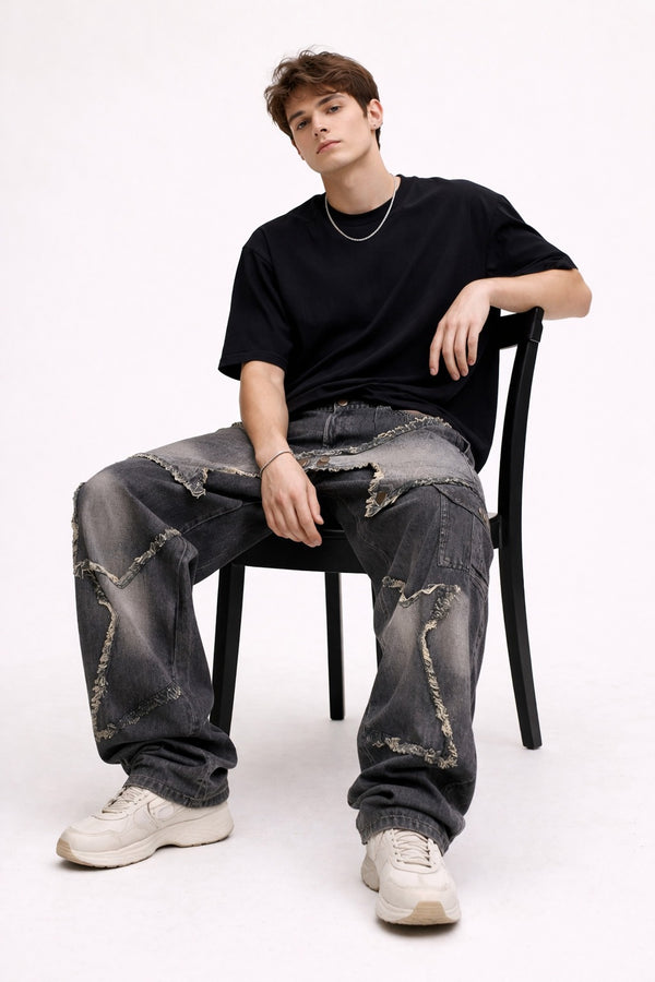 Offmint Savage Patchwork Denim