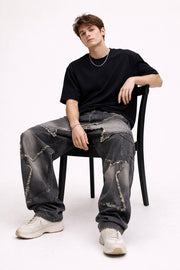 Offmint Savage Patchwork Denim