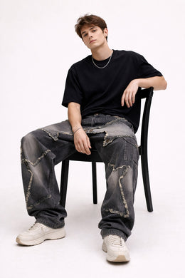 Offmint Savage Patchwork Denim