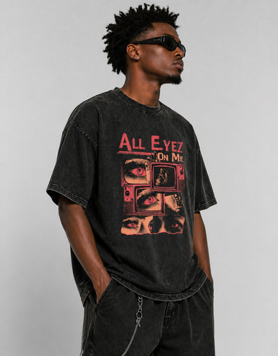 Premium Acid Wash Graphic Tshirt