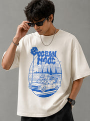 Ocean Mood Oversized Graphic T-Shirt