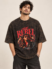 The Rebel Vintage Wash Oversized T-Shirt