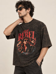 The Rebel Vintage Wash Oversized T-Shirt