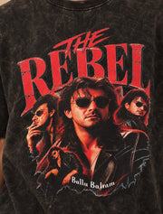 The Rebel Vintage Wash Oversized T-Shirt