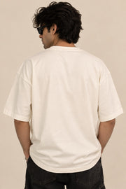 Lost in the Music Oversized T-Shirt – Off White